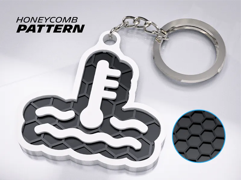 Ключодържател Coolant Temp – Honeycomb Edition