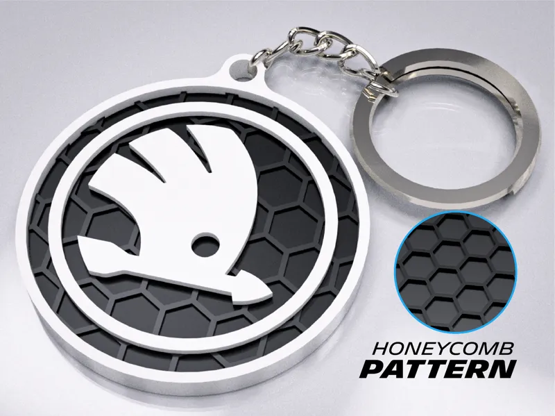 Ключодържател Škoda – Honeycomb Edition