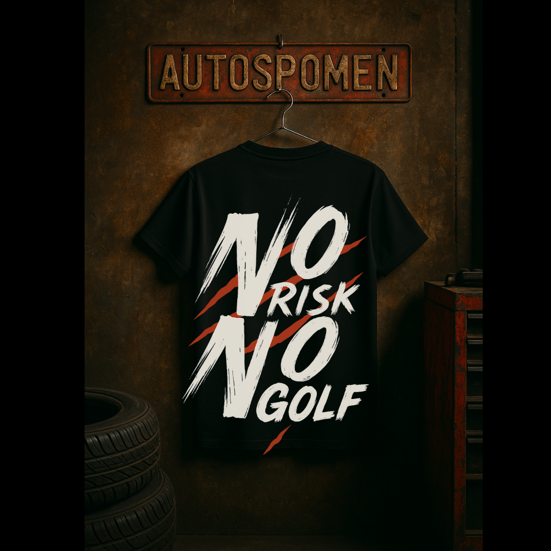 Тениска "No Risk No Golf – Beast Edition"