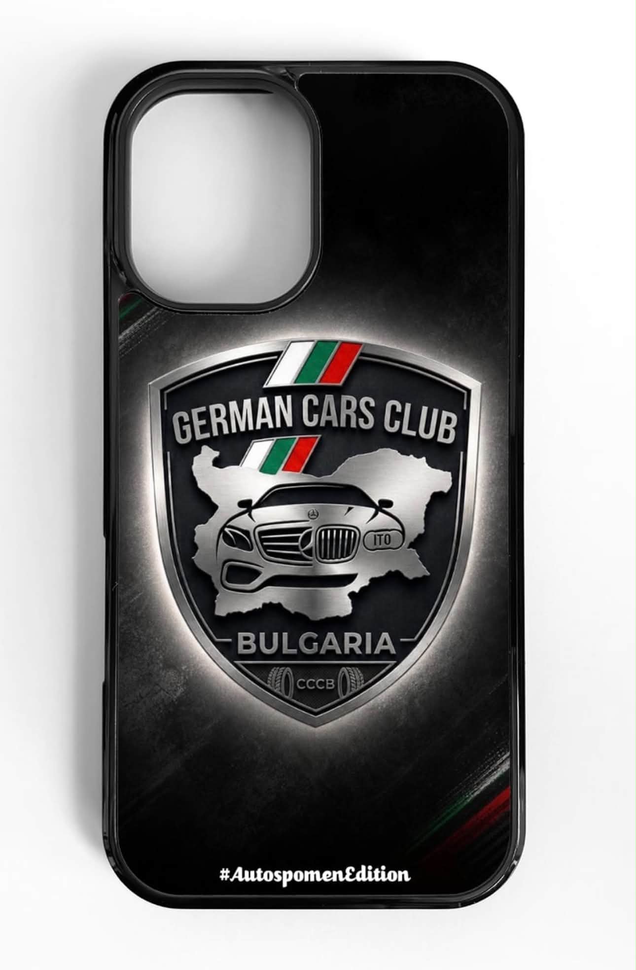 Кейс German cars club Bulgaria Black