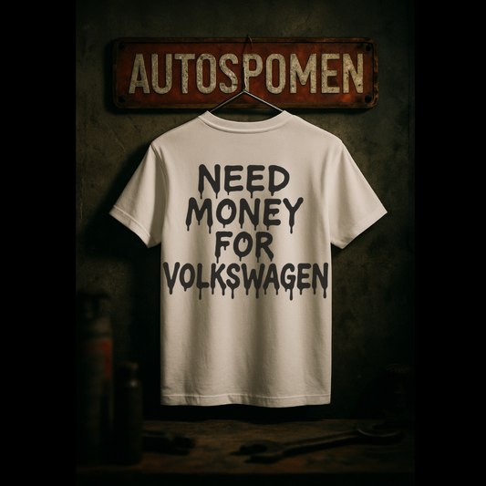 Тениска "Need Money for Volkswagen"