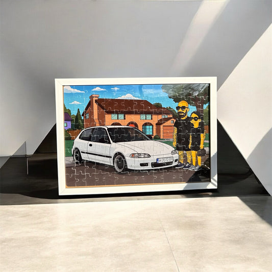 Персонализирана пъзел стил ,,Simpsons"