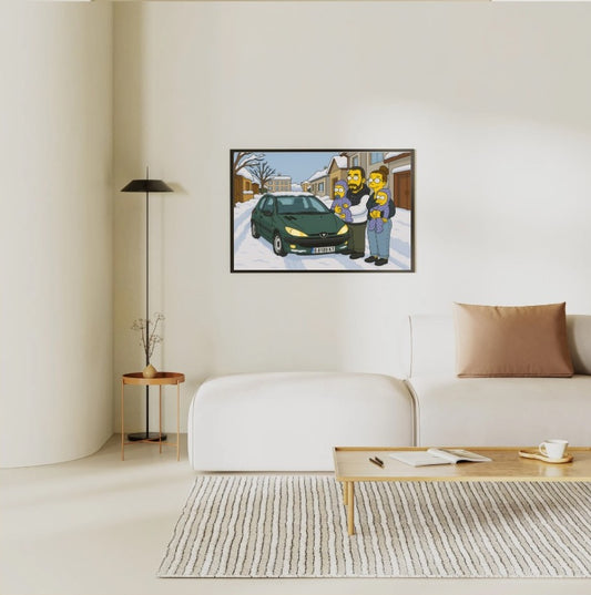 Персонализирана картина в стил ,,Simpsons"