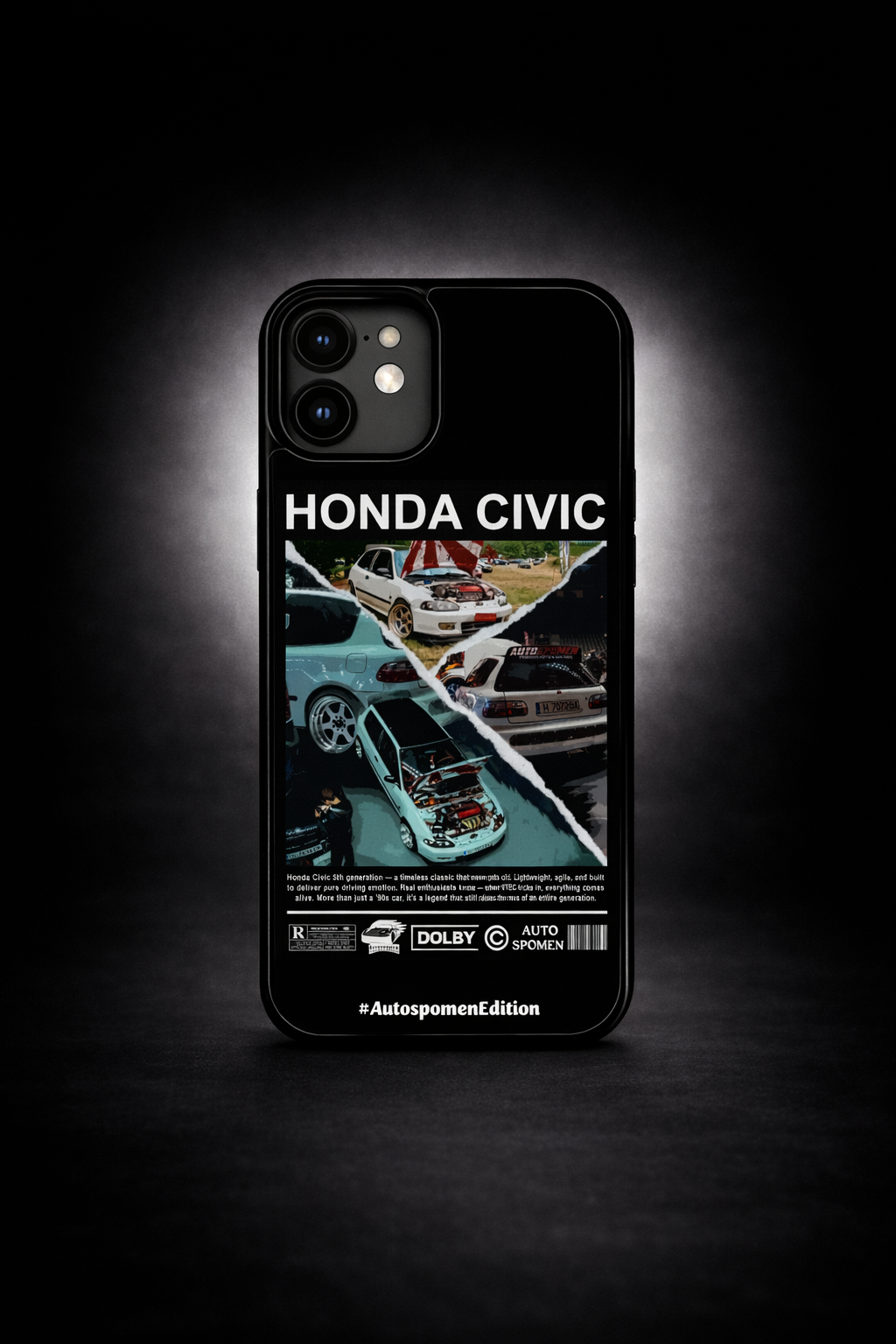 Персонализиран МЕГА Комплект: Тениска + кейс + постер по твоя кола ( Цветен дизайн )