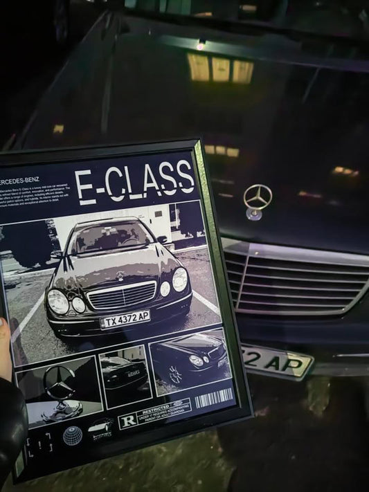 Персонализирана рамка Черно/Бял дизайн