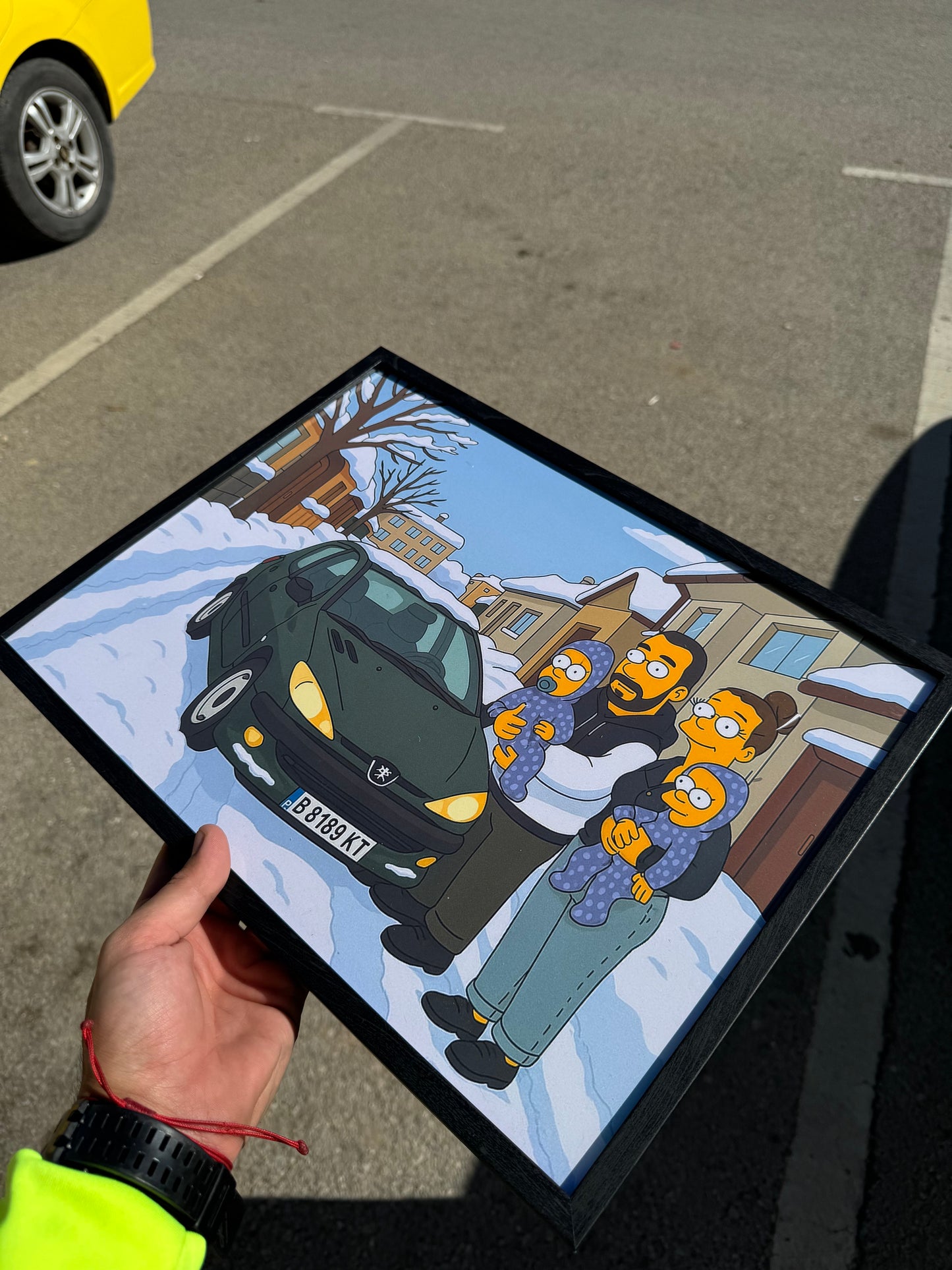 Персонализирана картина в стил ,,Simpsons"