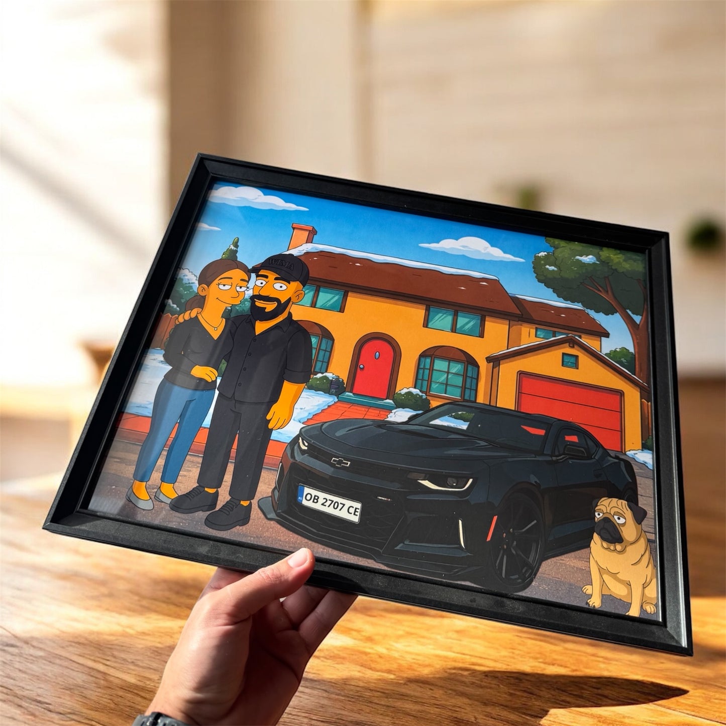 Персонализирана картина в стил ,,Simpsons"