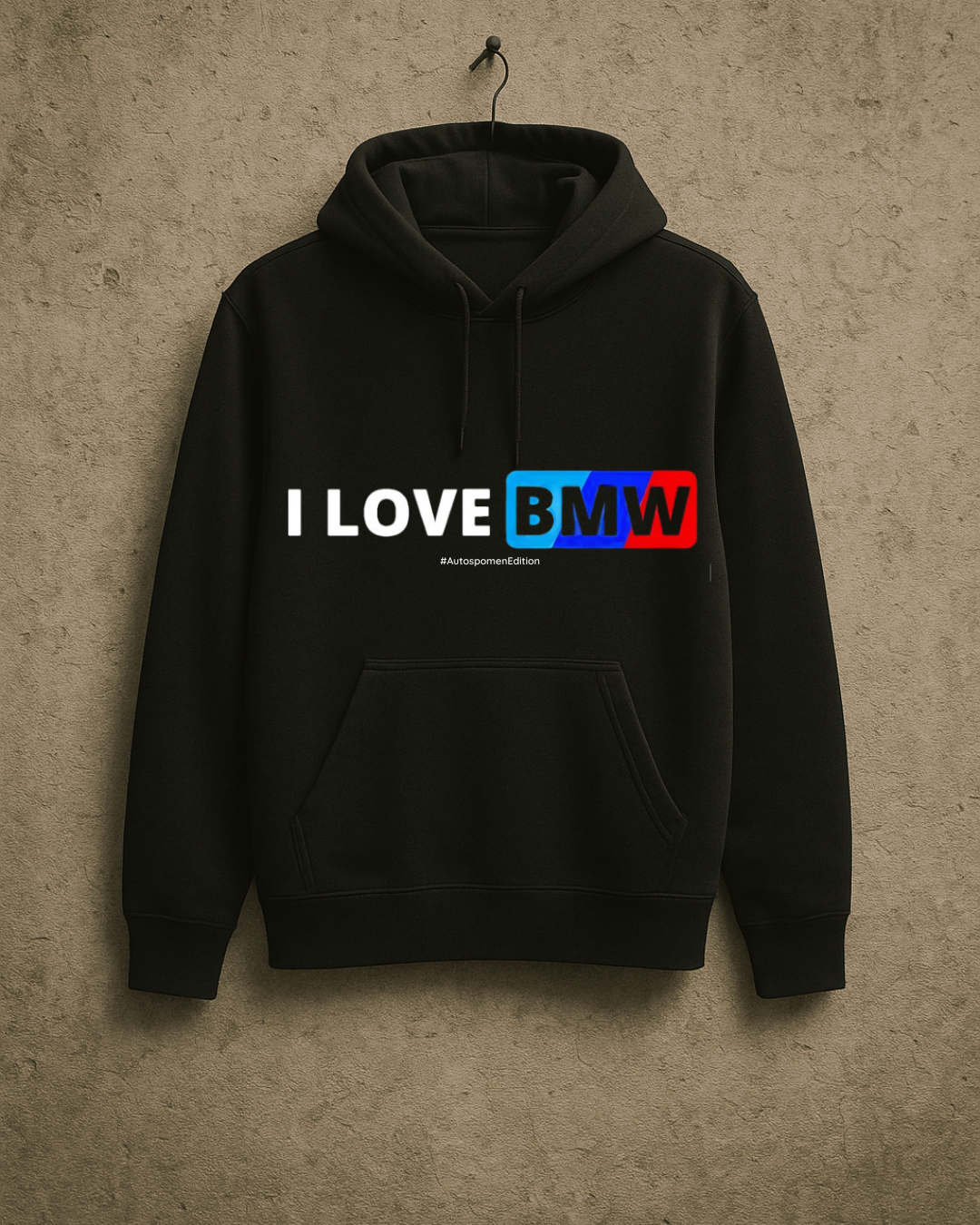 Суичър "I Love BMW" – M Colors