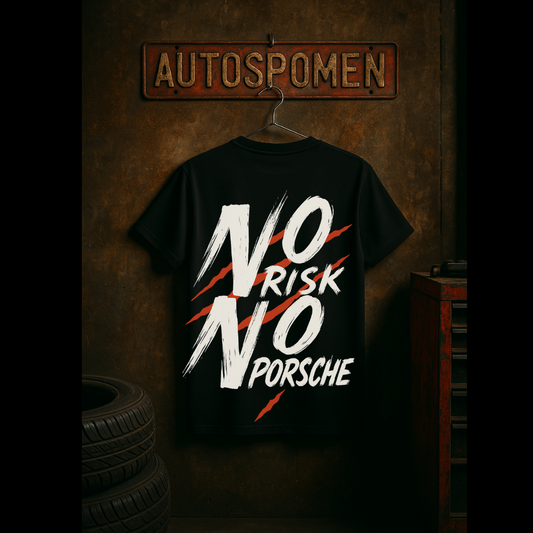Тениска "No Risk No Porsche – Beast Edition"