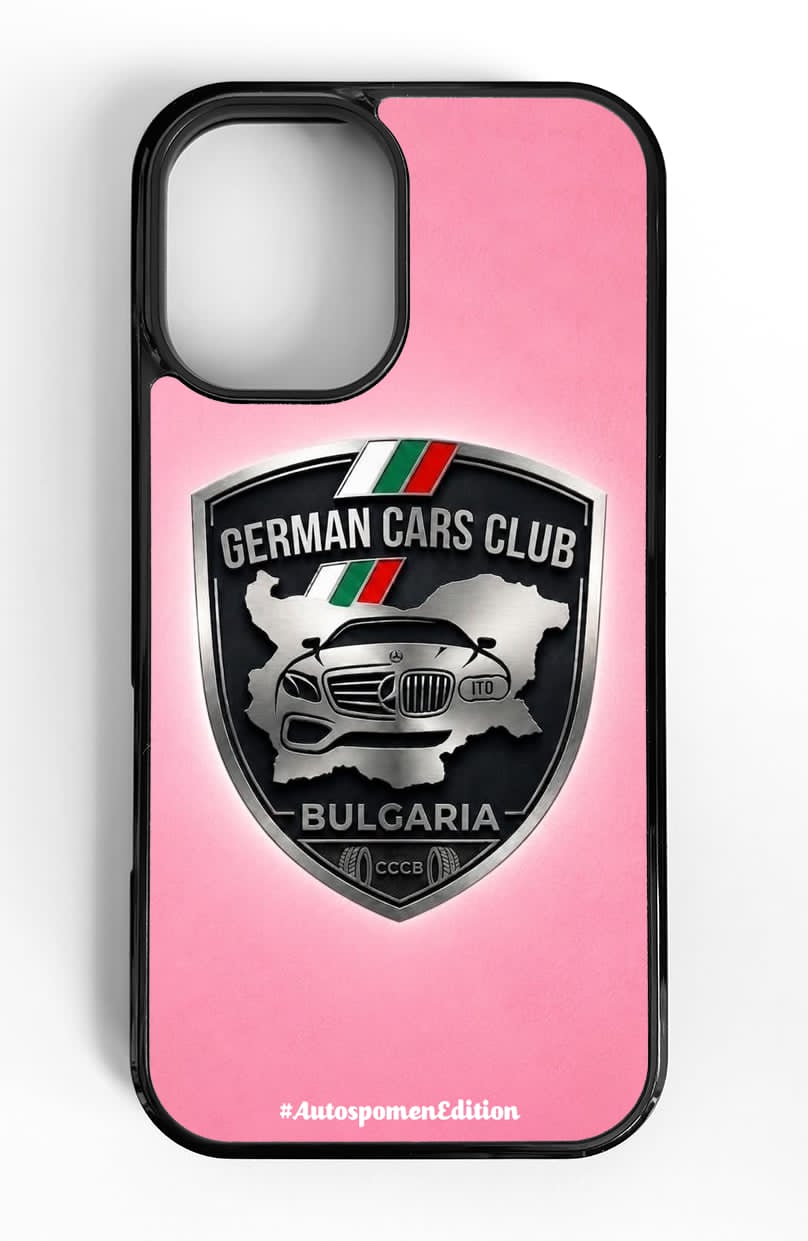 Кейс German cars club Bulgaria Pink