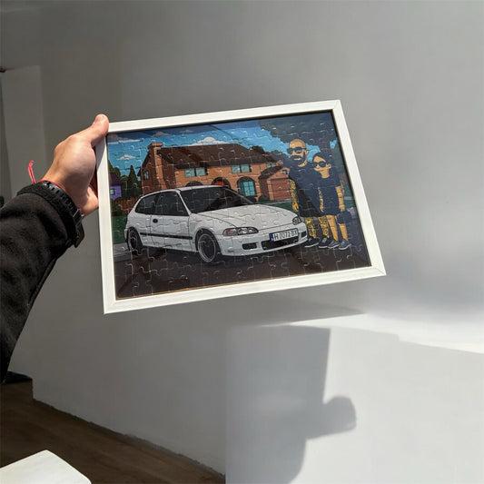 Персонализирана пъзел стил ,,Simpsons"