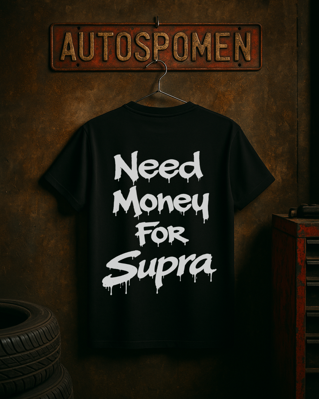 Тениска "Need Money for Supra"