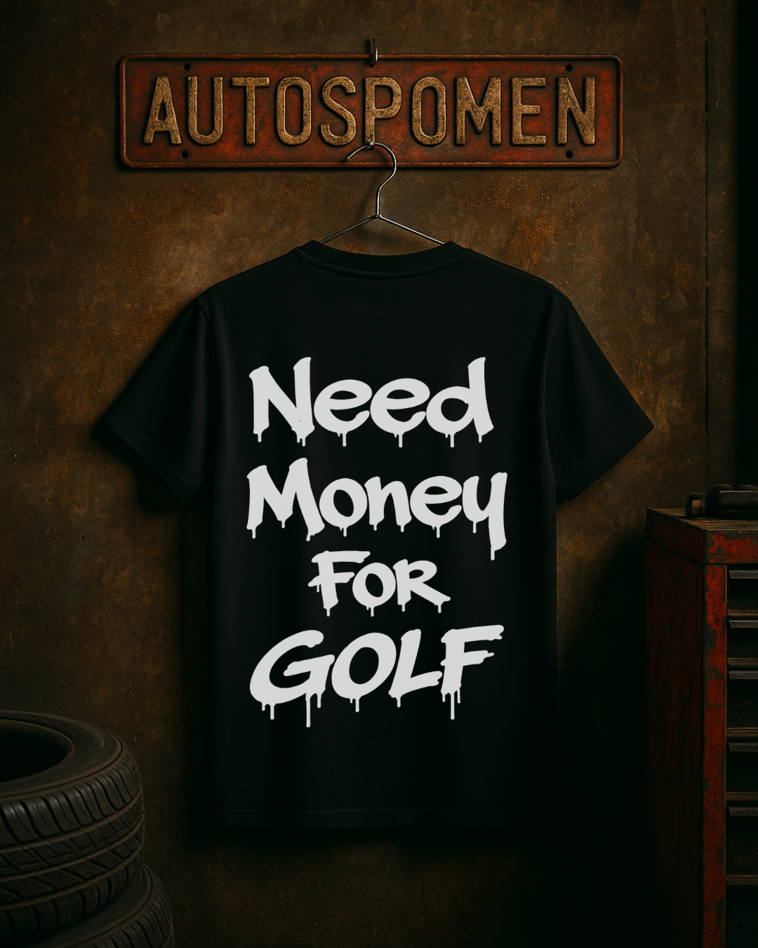 Тениска "Need Money for Golf"