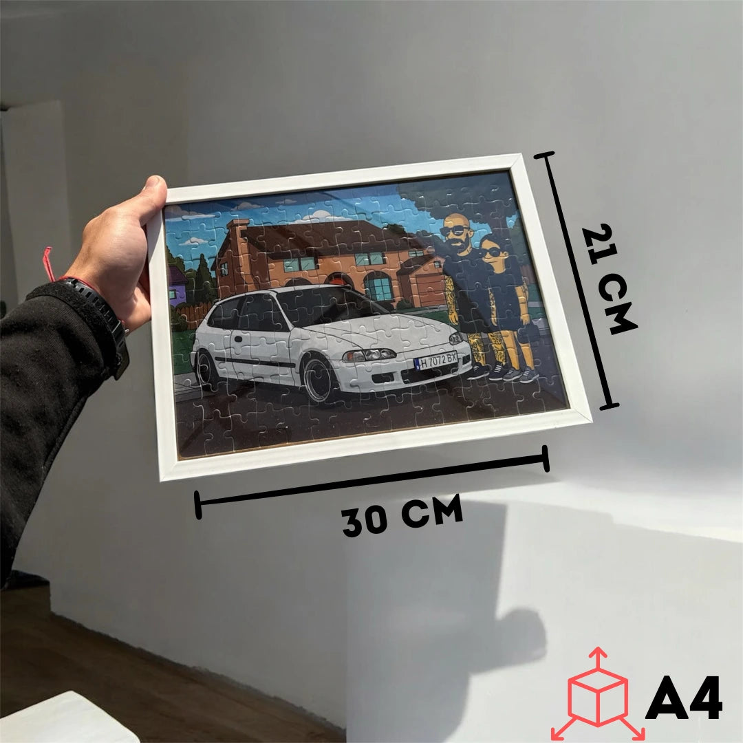 Персонализирана пъзел стил ,,Simpsons"