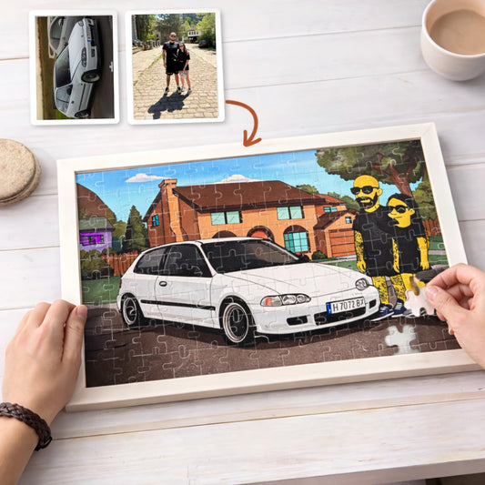 Персонализирана пъзел стил ,,Simpsons"