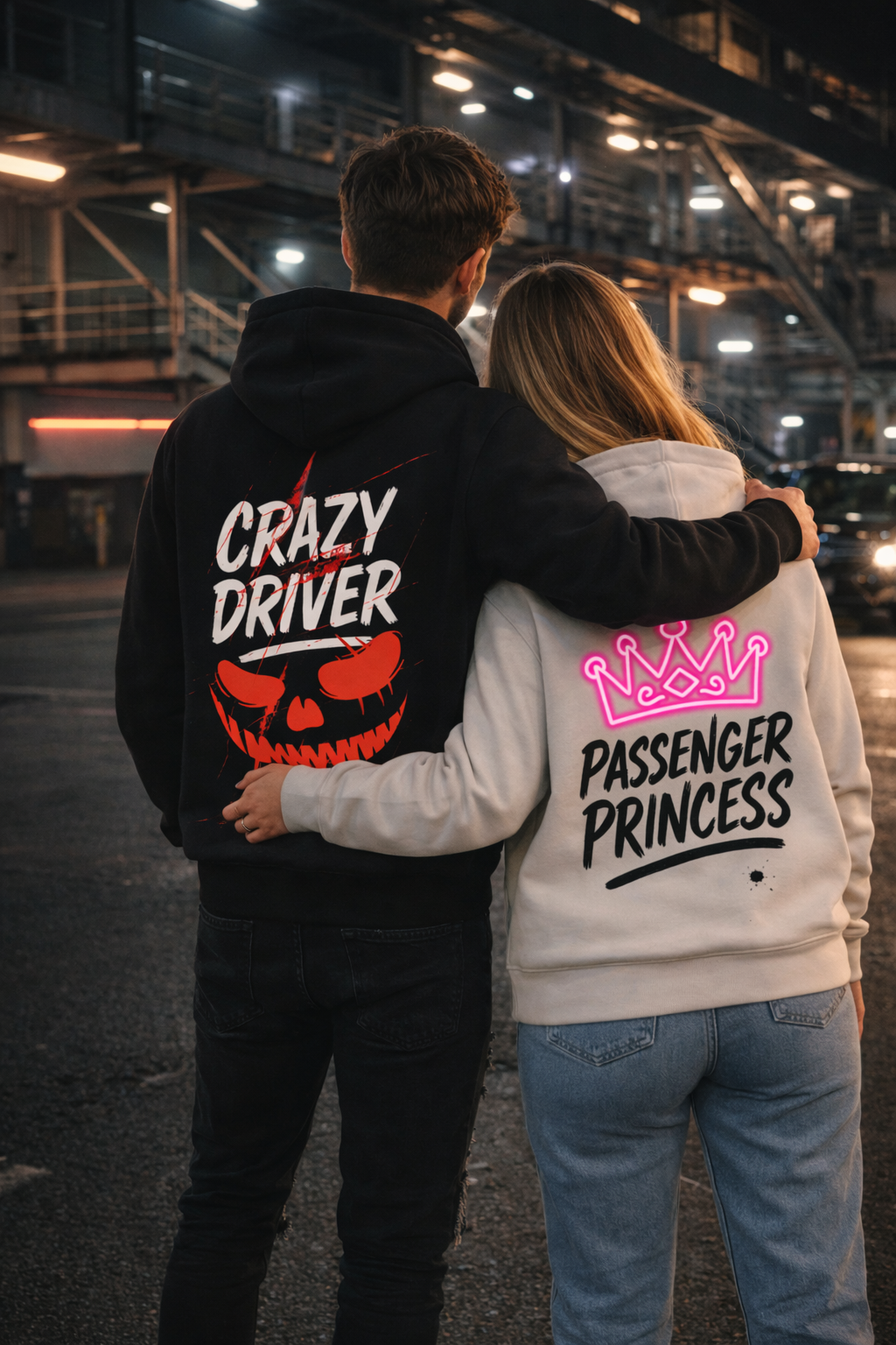 Суичъри за двойки - Crazy Driver x Passenger Princess