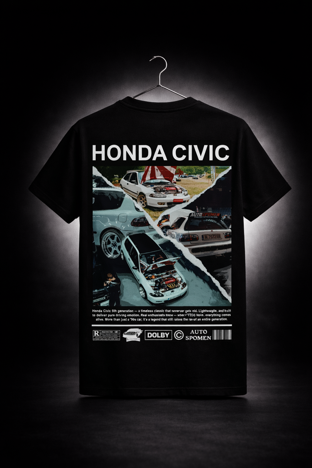 Персонализиран МЕГА Комплект: Тениска + кейс + постер по твоя кола ( Цветен дизайн )