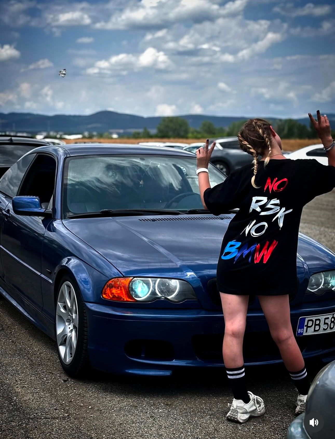 Тениска No Risk No BMW