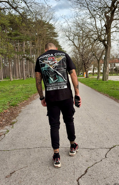 Персонализиран МЕГА Комплект: Тениска + кейс + постер по твоя кола ( Цветен дизайн )