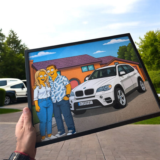 Персонализирана картина в стил ,,Simpsons"