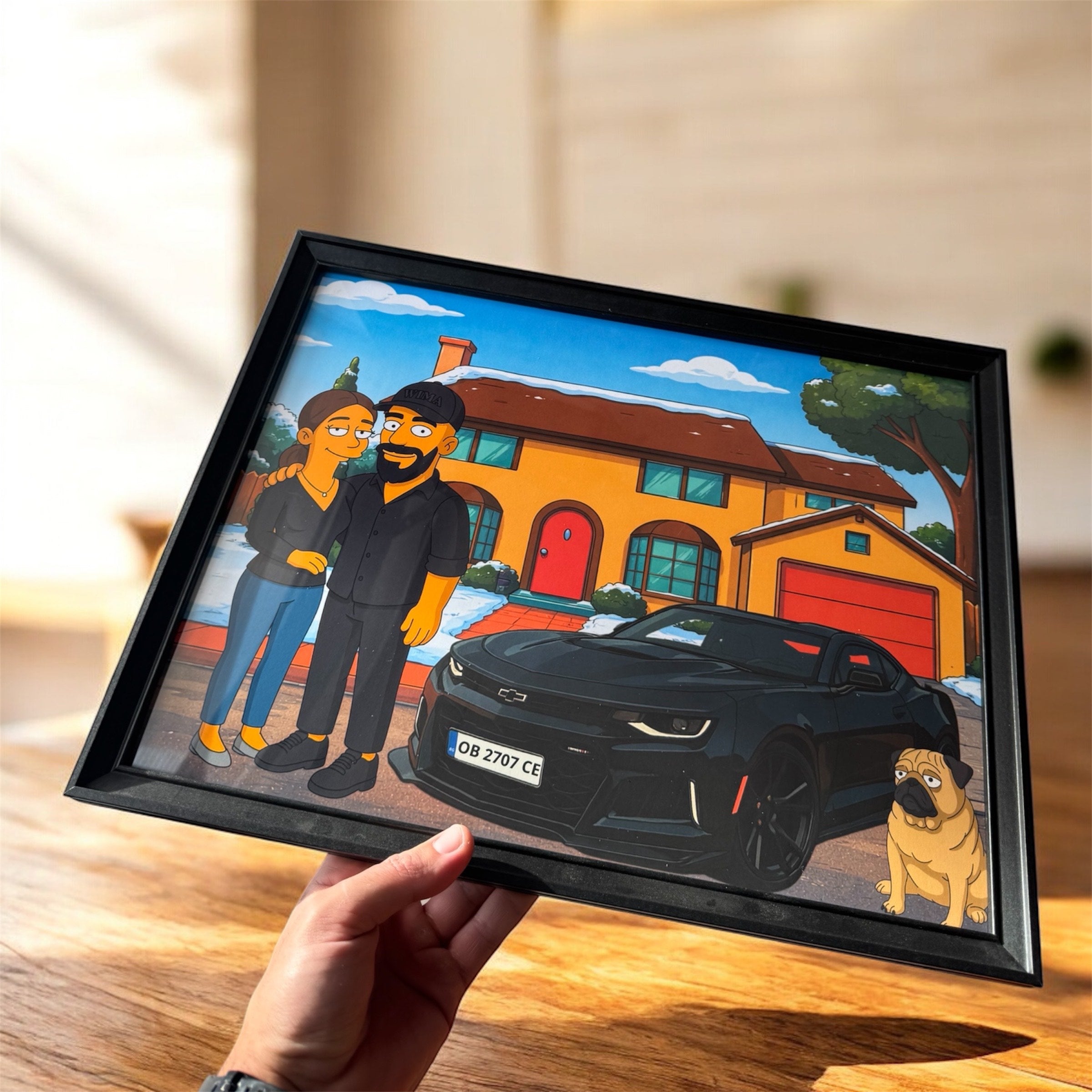 Персонализирана картина в стил ,,Simpsons"