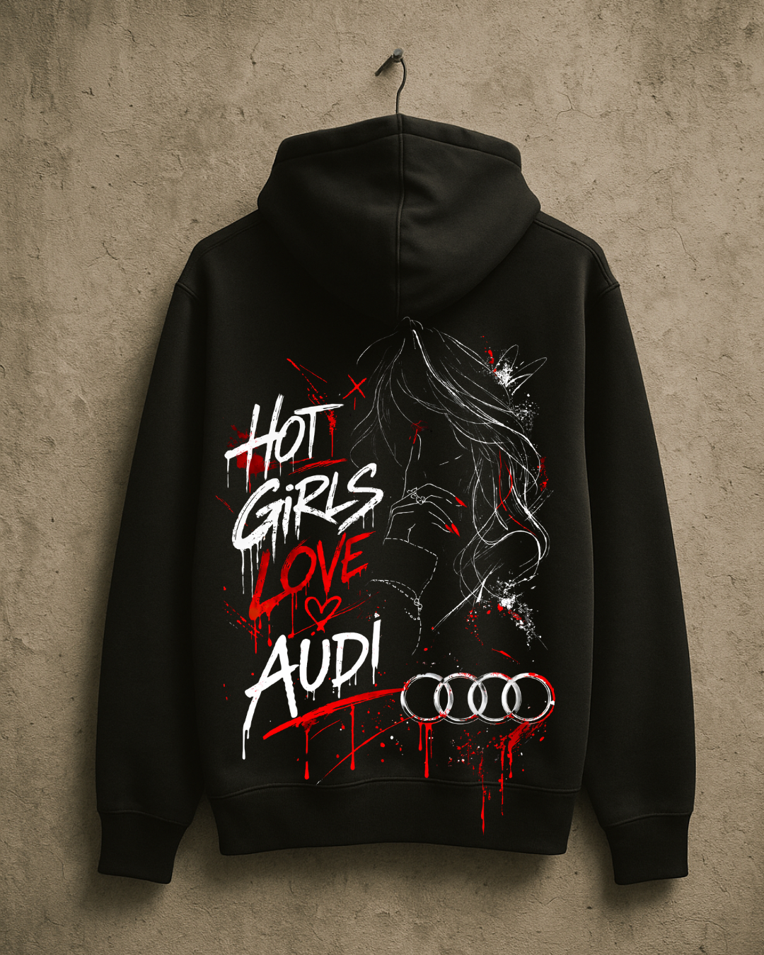 Суичър Hot Girls Love Audi - Дамски Street Edition