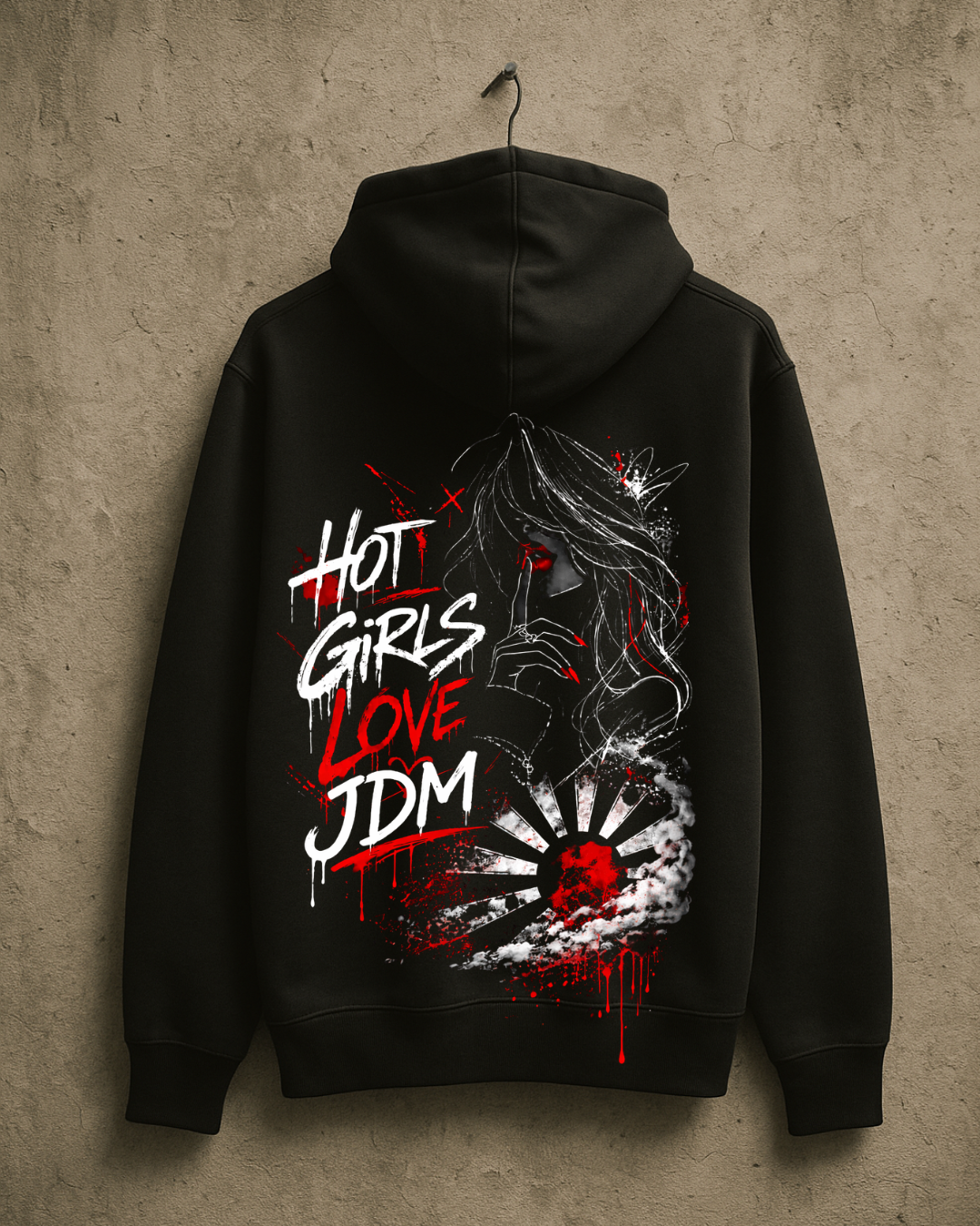 Суичър Hot Girls Love JDM - Дамски Street Edition