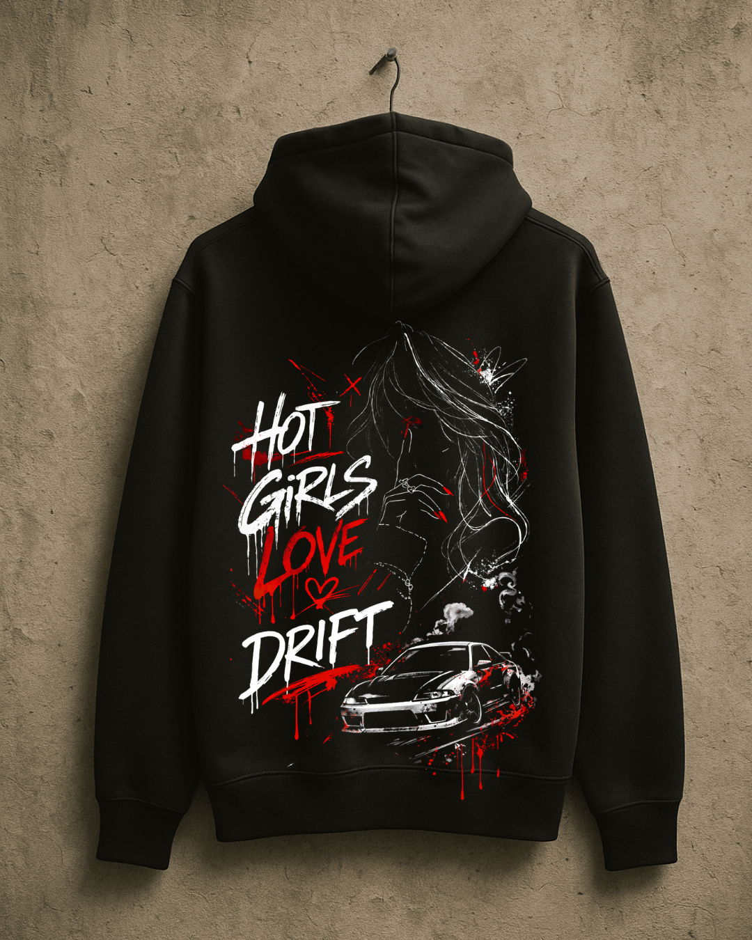 Суичър Hot Girls Love Drift - Дамски Street Edition