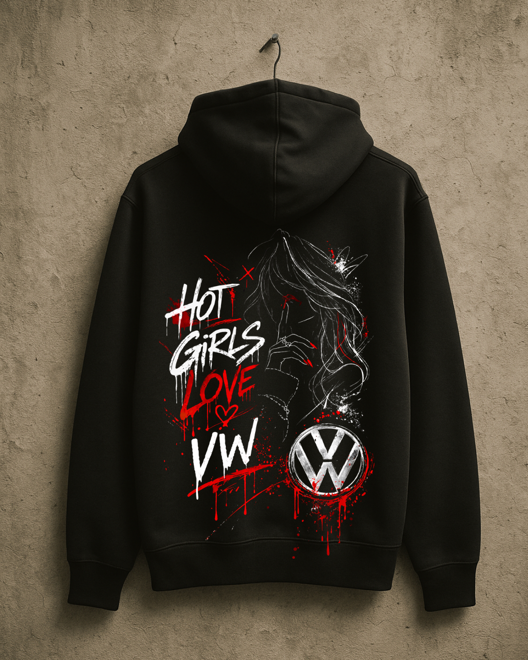 Суичър Hot Girls Love Volkswagen - Дамски Street Edition